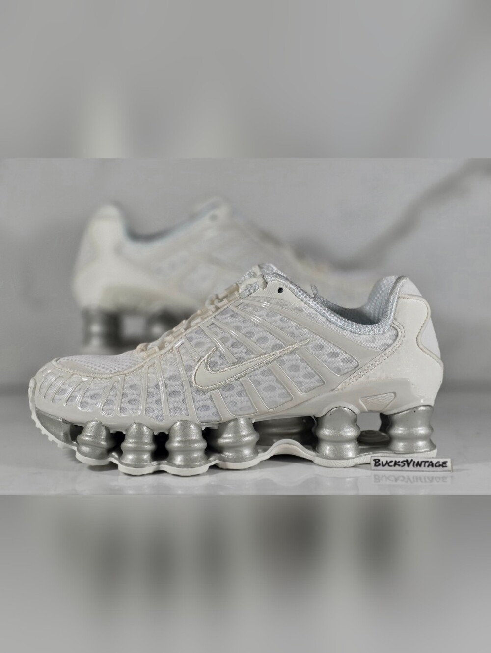 Nike Shox TL Sail Off White Ivory NEW Womens Size 6 Rare 2025 Running AR3566-103